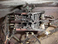 Damaged A/C Contactor