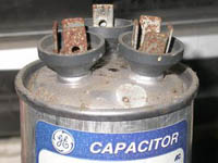 Bad Air Conditioning Capacitor