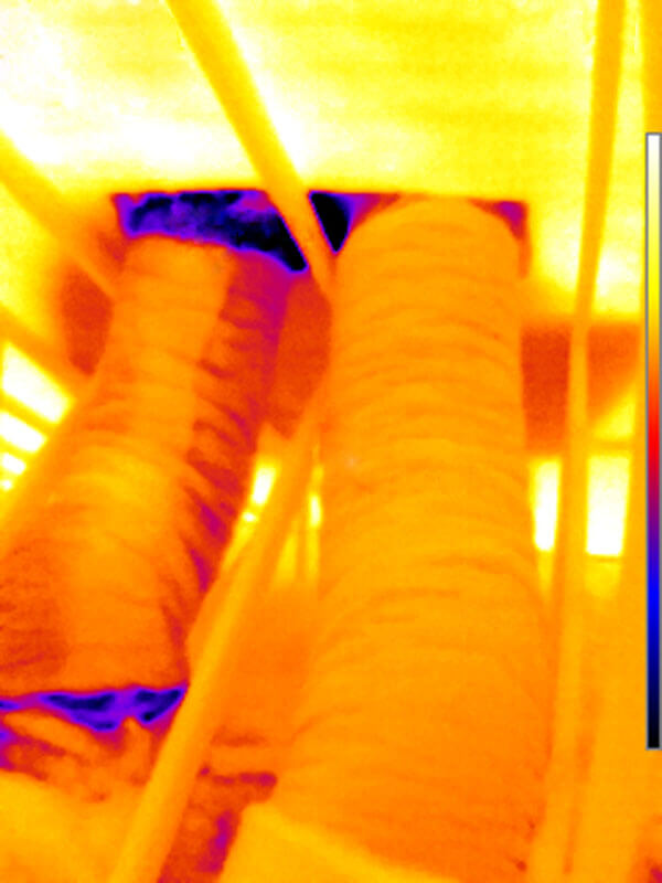 FLIR Thermal Image Air Duct