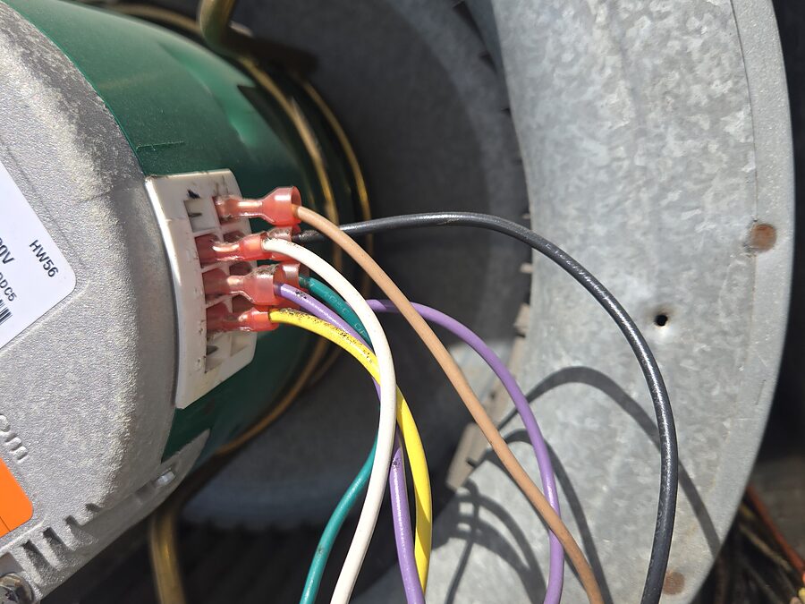 Blower motor wiring checked when the blower is not working