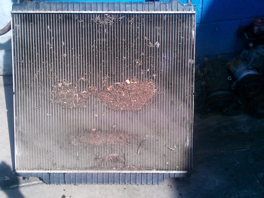 Dirty evaporator coil restriction checked during blower airflow diagnostics