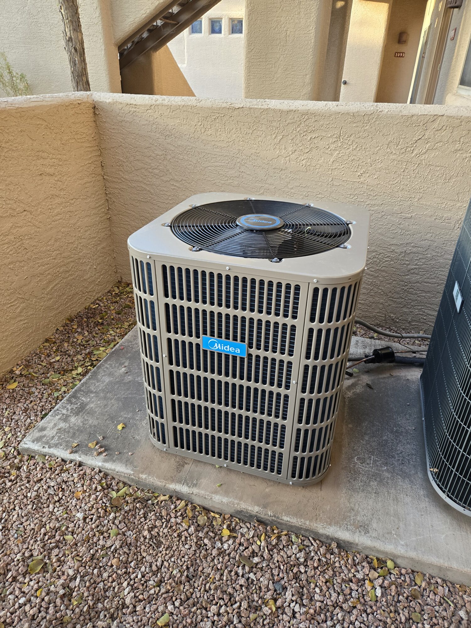 Residential air conditioner serviced by CTS Air Conditioning