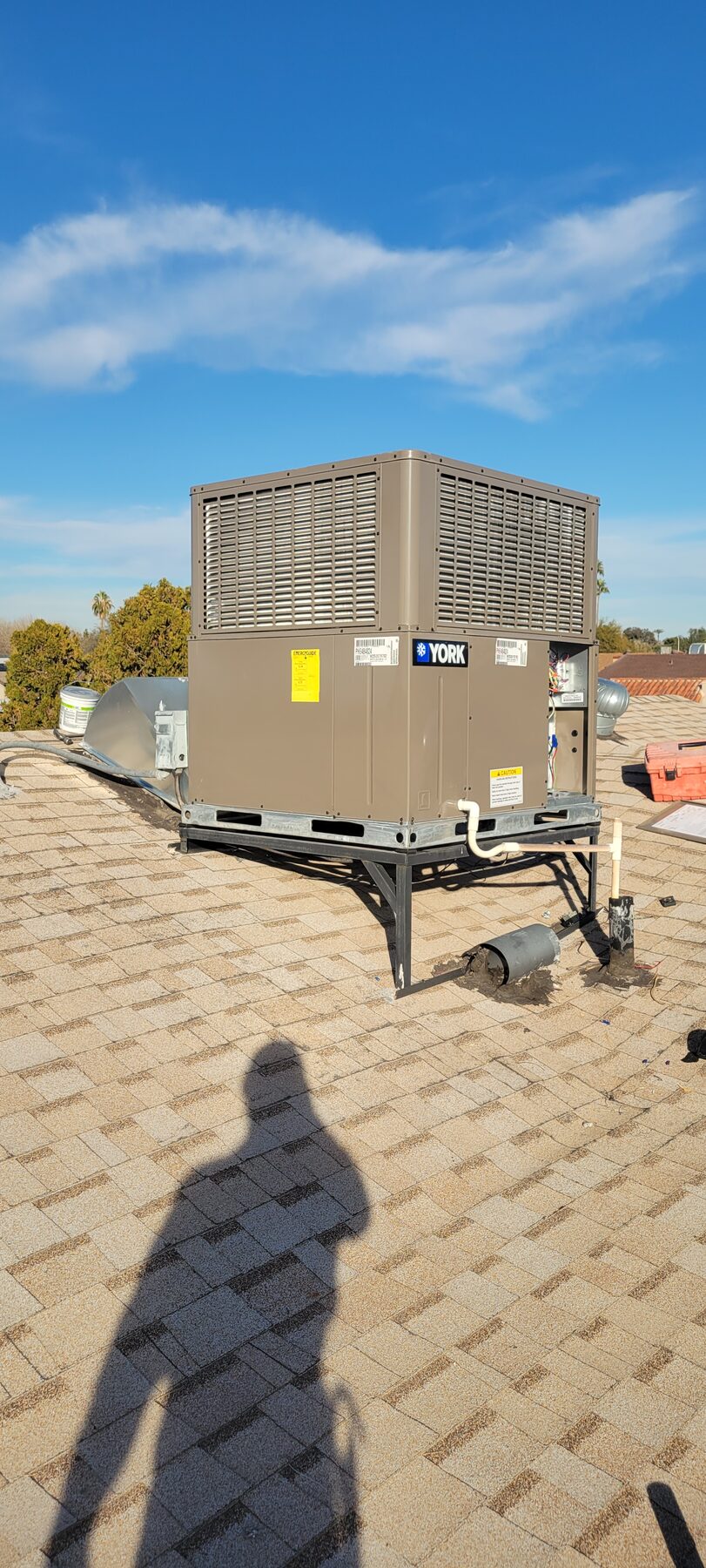 Rooftop HVAC unit for Gilbert commercial service