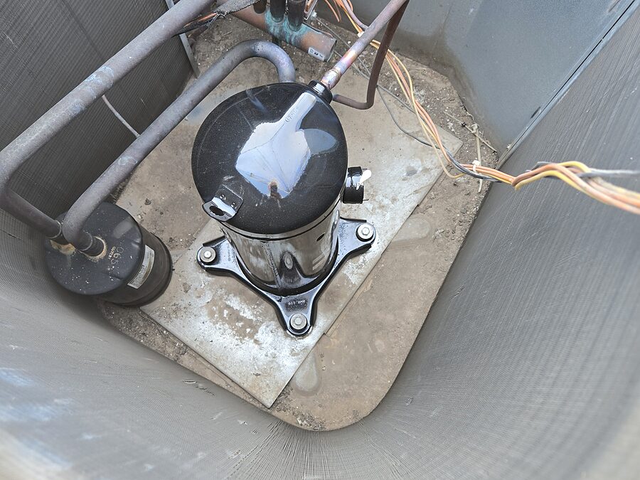 HVAC electrical components checked when an AC starts and stops repeatedly